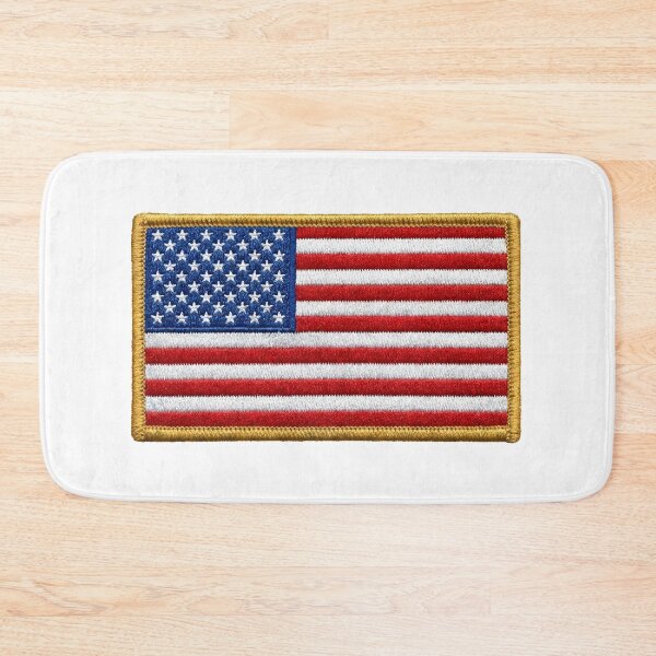 Item preview, USA Flag Embroidered Patch – American Flag Textile Illustration designed and sold by jusmich.