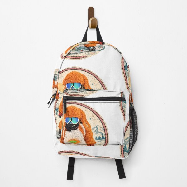 Item preview, Fluffy Orange Snowboard Bunny – Cozy Winter Aesthetic Art designed and sold by SkiStickerHub.