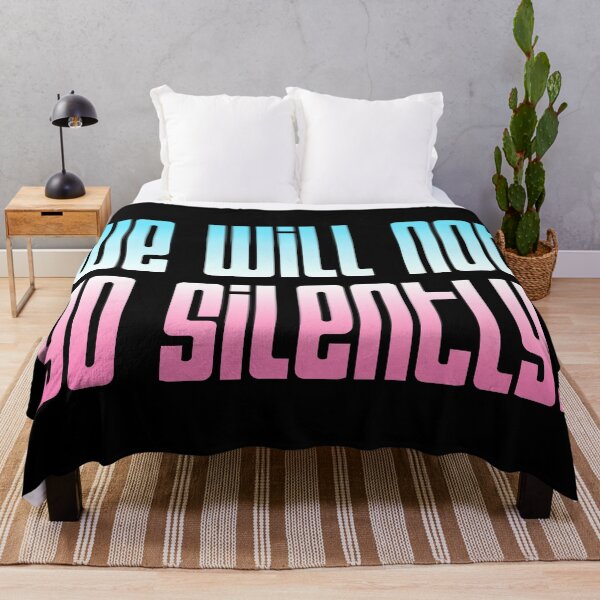 Item preview, We Will Not Go Silently - Trans Flag designed and sold by sillyjess.