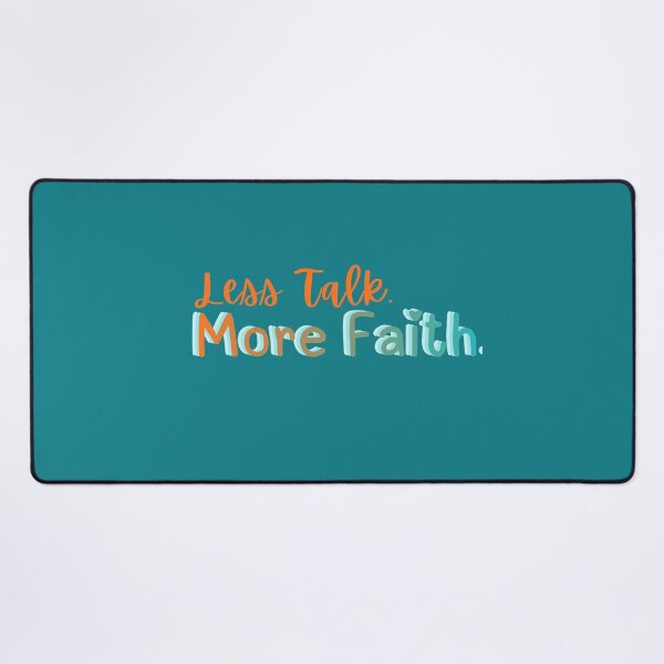 Item preview, Less Talk More Faith - Minimalist Urban Truth designed and sold by Strength & Faith Bound.