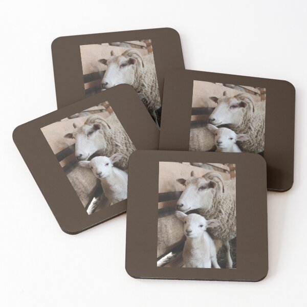 Item preview, ewe and her lamb designed and sold by cathygwen.