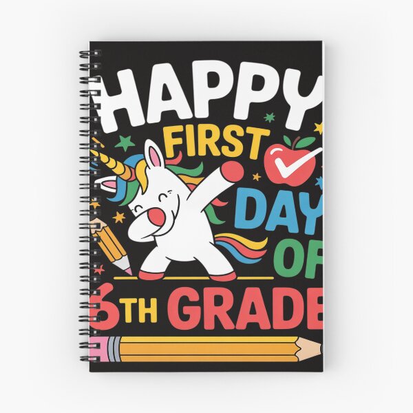 Item preview, Unicorn Happy First Day Of 6th Grade Kids Teacher designed and sold by chaeningplan.