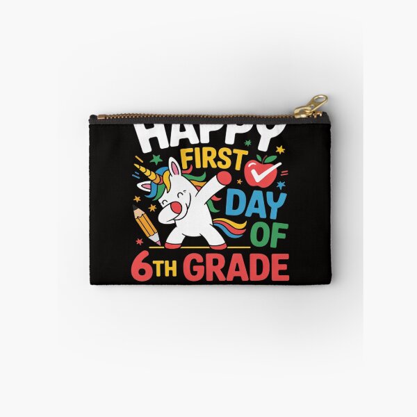 Item preview, Unicorn Happy First Day Of 6th Grade Kids Teacher designed and sold by chaeningplan.