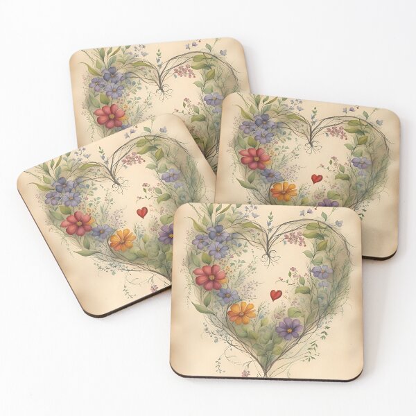 Item preview, heart flowers designed and sold by cathygwen.