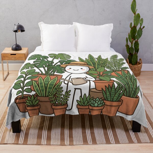 Item preview, Funny Plant Lover Stickman Indoor Jungle Gardener Aesthetic designed and sold by StickyGuys.
