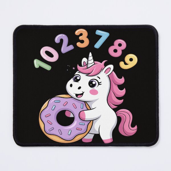 Item preview, Unicorn Holding Donut Numbers Math Day Fn Number Day designed and sold by chaeningplan.