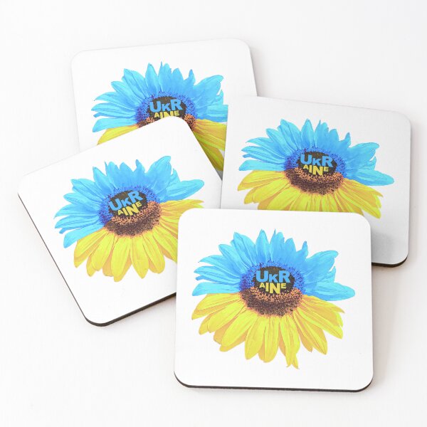 Item preview, Blue and Yellow Ukrainian Sunflower "Ukraine" – Patriotic Flag Design designed and sold by Artycom.
