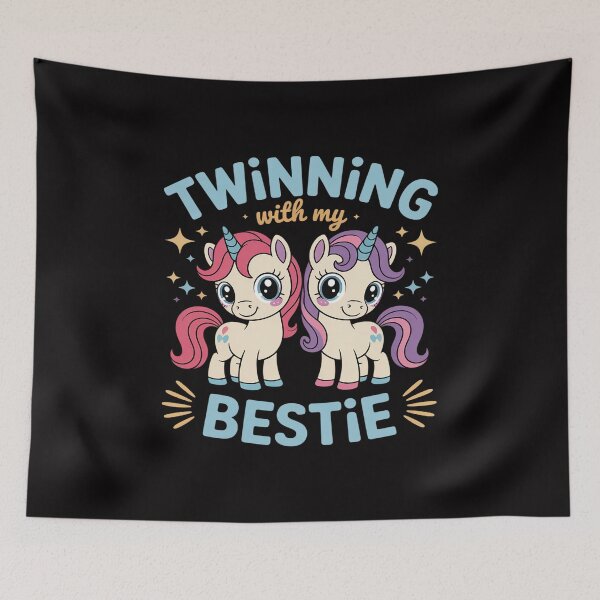 Item preview, Matching Twin Twins Day Twinning Bestie Unicorn designed and sold by Vexat062Art.