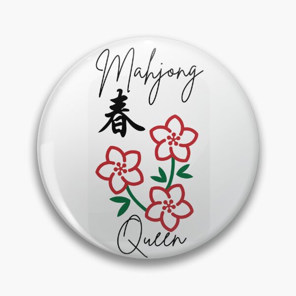 Item preview, Mahjong Mahjongg Queen  designed and sold by GinnaRay.