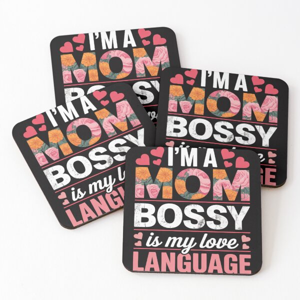 Item preview, Womens I'm A Mom Bossy Is My Love Language Wife Mother designed and sold by Vexat062Art.