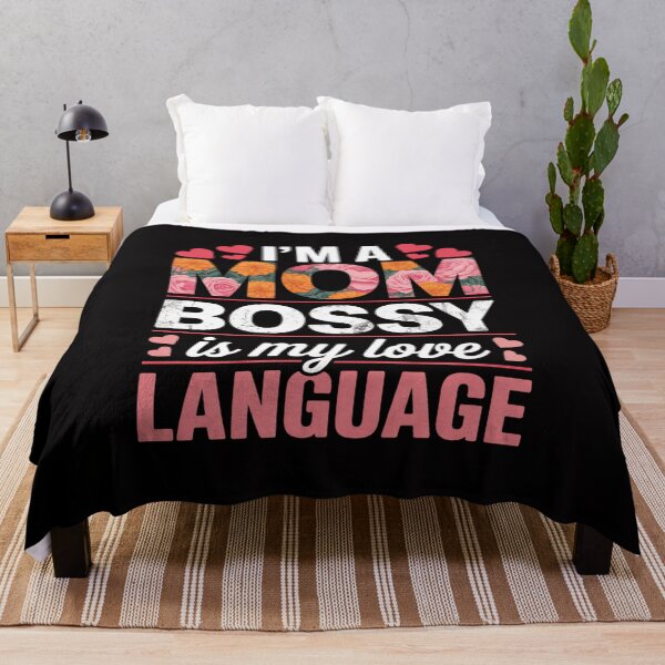 Item preview, Womens I'm A Mom Bossy Is My Love Language Wife Mother designed and sold by Vexat062Art.