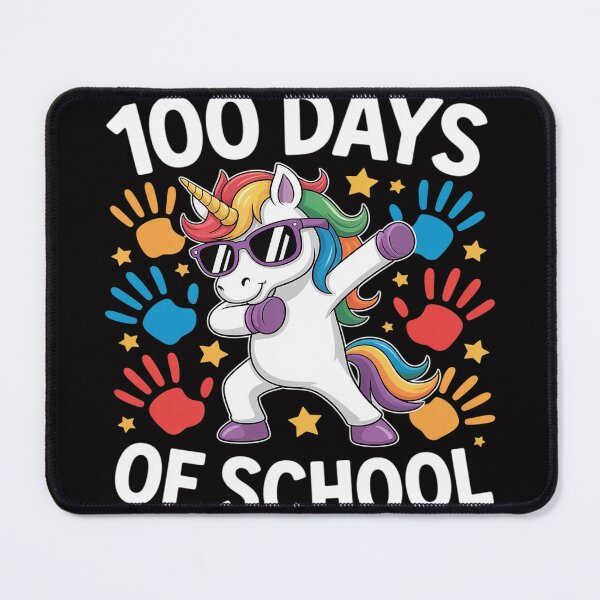 Item preview, Unicorn Dabbing Happy 100th Day of School Teachers 100 Days designed and sold by Vexat062Art.