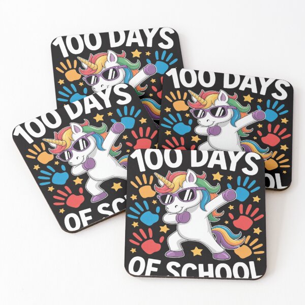 Item preview, Unicorn Dabbing Happy 100th Day of School Teachers 100 Days designed and sold by Vexat062Art.
