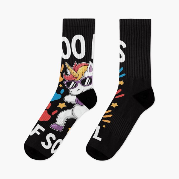 Item preview, Unicorn Dabbing Happy 100th Day of School Teachers 100 Days designed and sold by Vexat062Art.