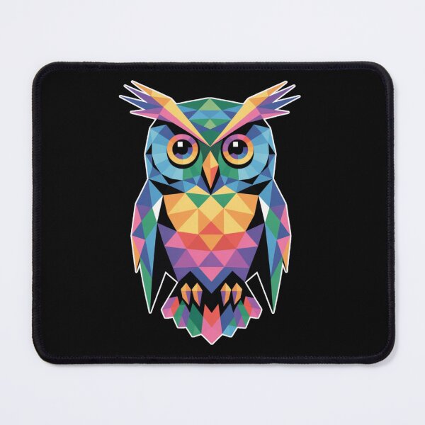 Item preview, Colorful Geometric Owl Illustration designed and sold by Artur-GrafiTee.
