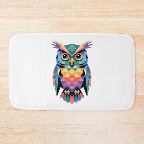 Item preview, Colorful Geometric Owl Illustration designed and sold by Artur-GrafiTee.