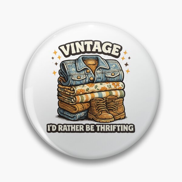 Item preview, Vintage I’d Rather Be Thrifting designed and sold by MKProjekty.