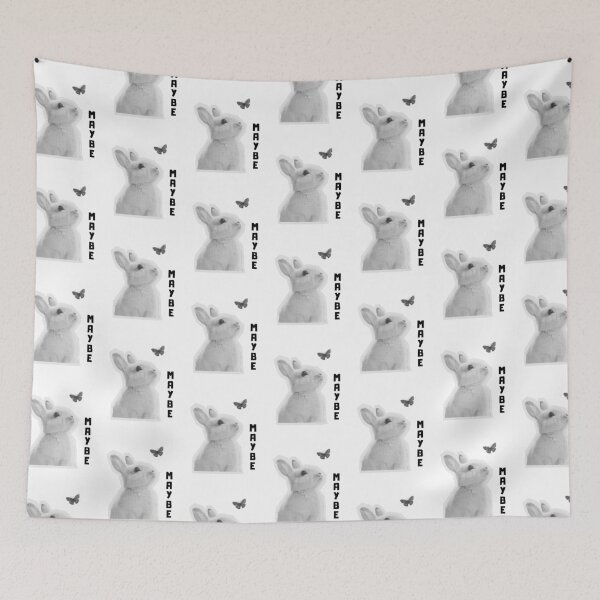 Item preview, Maybe Pixel Bunny and Butterfly Art designed and sold by UUniqueIImprint.