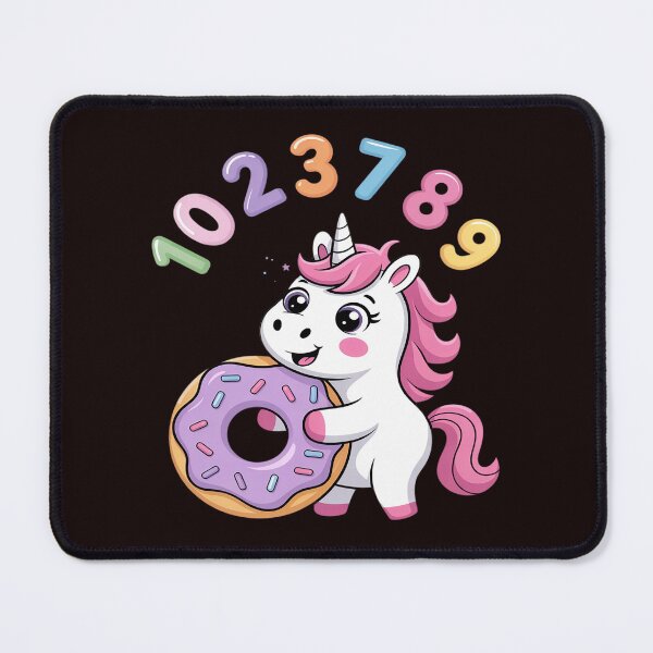Item preview, Unicorn Holding Donut Numbers Math Day Fn Number Day designed and sold by MichaelStalkas.
