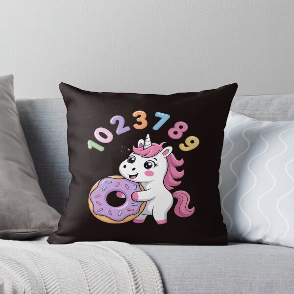 Item preview, Unicorn Holding Donut Numbers Math Day Fn Number Day designed and sold by MichaelStalkas.