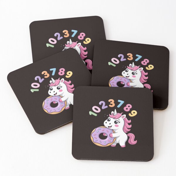 Item preview, Unicorn Holding Donut Numbers Math Day Fn Number Day designed and sold by MichaelStalkas.