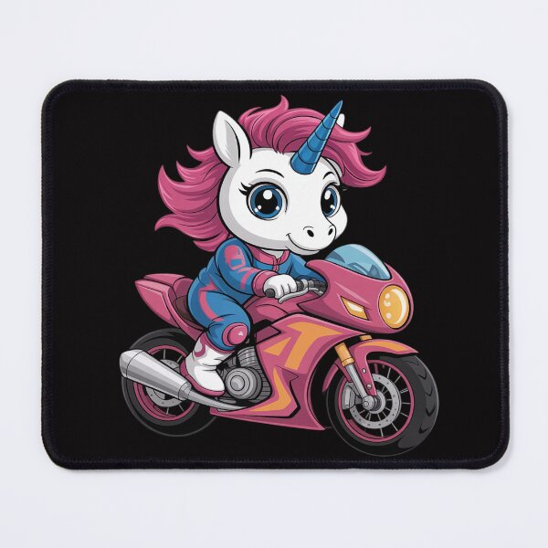 Item preview, Unicorns Motorcyclist Motorcycle Unicorn designed and sold by Vexat062Art.
