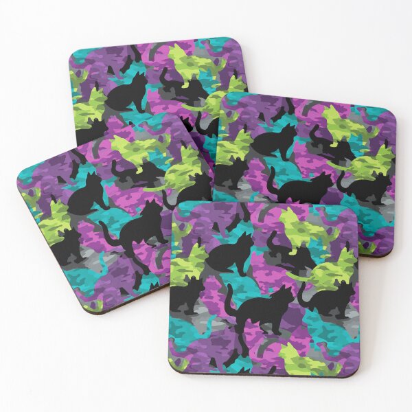 Item preview, Unique Luxurious Cat Camo Pattern  - Secret Santa Gifts designed and sold by RoyalStarsPatts.