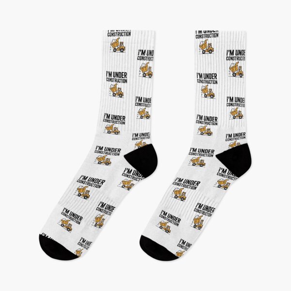 Item preview, “I’m Under Construction” White Apparel designed and sold by Peter Stawicki.
