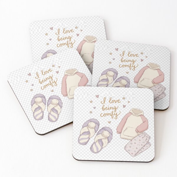 Item preview, f Cute I love being Comfy design designed and sold by Vintage Designs +.