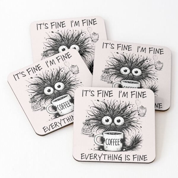 Item preview, Funny Sarcastic Cat- “I’m Fine. Everything Is Fine” designed and sold by GreatLion1017.