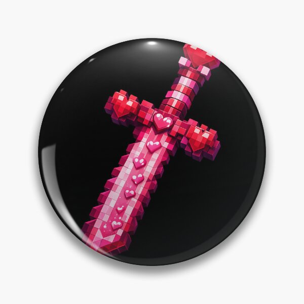 Item preview, Minecraft Heart Love Sword designed and sold by DibujandoPorfa.
