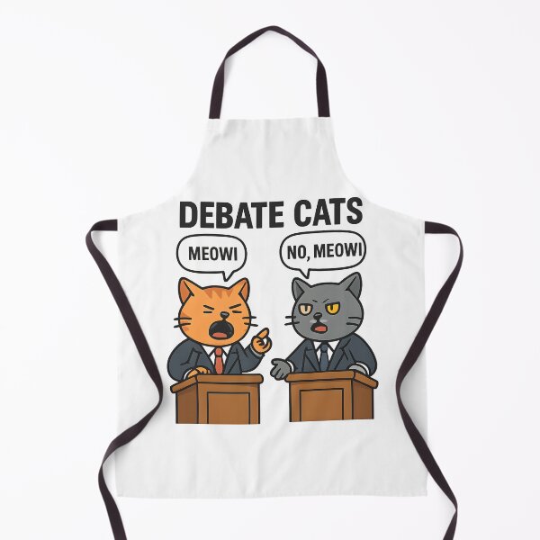Item preview, Debate Cats – Funny Political Parody with Talking Cats designed and sold by darkan1.