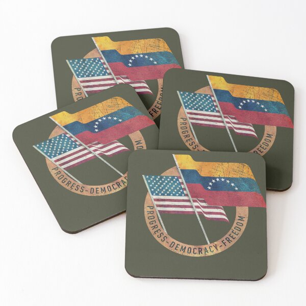 Item preview, Venezuela and USA Friendship Emblem designed and sold by Lidra Zehcnas.