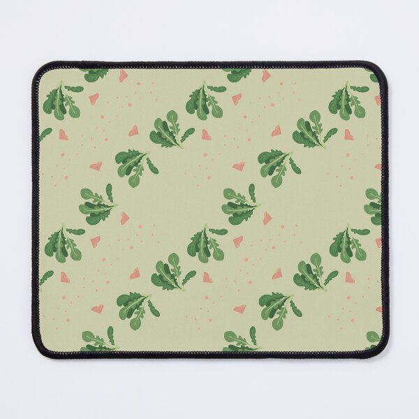 Item preview, Arugula Background Pattern. Green, Pastel Grey, Pastel Orange designed and sold by ottrain.