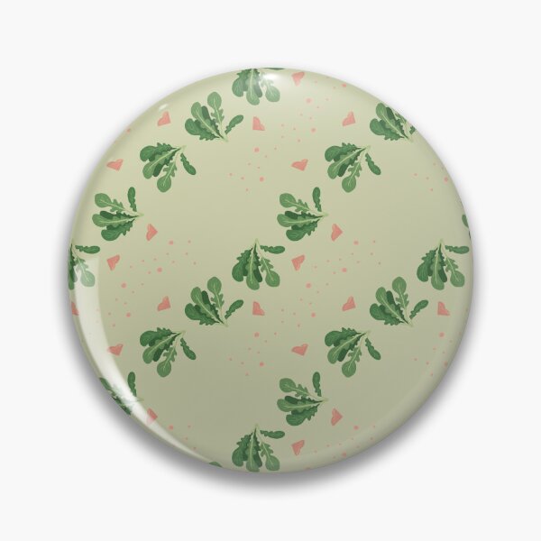 Item preview, Arugula Background Pattern. Green, Pastel Grey, Pastel Orange designed and sold by ottrain.