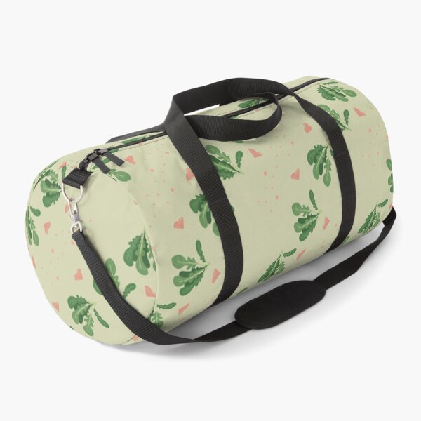 Item preview, Arugula Background Pattern. Green, Pastel Grey, Pastel Orange designed and sold by ottrain.
