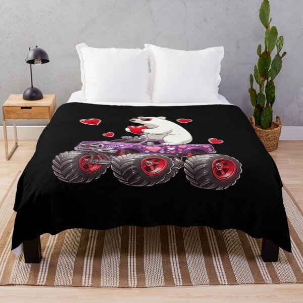 Item preview, Polar Bear Monster Truck Valentine's Day designed and sold by salmzouriart.