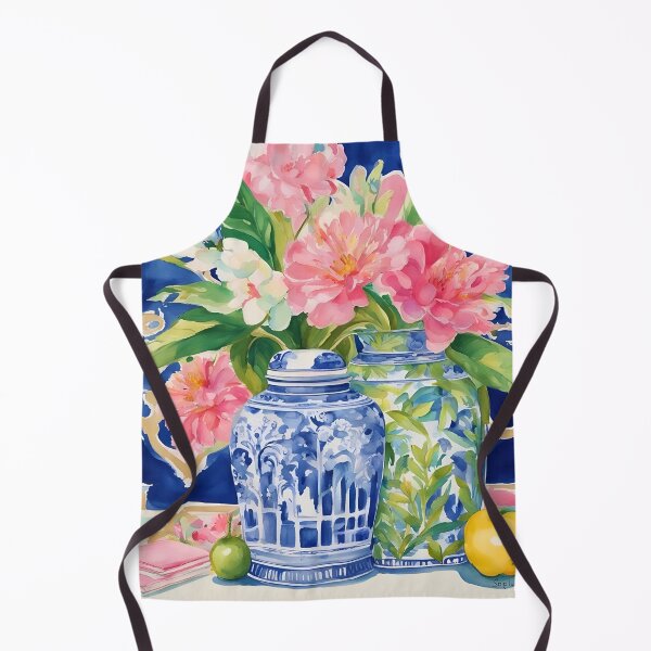 Item preview, Arte milenario, flores y frutas en jarrón chinoiserie wstercolor designed and sold by SophieClimaArt.