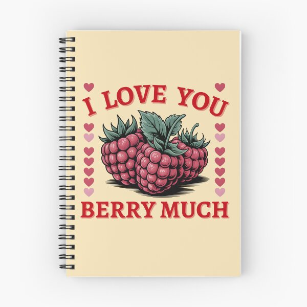 Item preview, I Love You Berry Much – Cute Valentine Raspberry Design designed and sold by Simply Wiona.