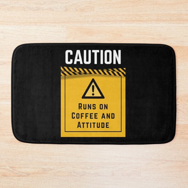 Item preview, Runs On Coffee And Attitude – Caffeine Queen Hazard Tee, Bigger, bolder you designed and sold by digitalbitcraft.