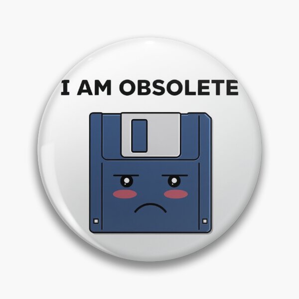 Item preview, I Am Obsolete Sad Floppy Disk designed and sold by Last-Brain-Cell.