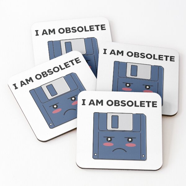 Item preview, I Am Obsolete Sad Floppy Disk designed and sold by Last-Brain-Cell.