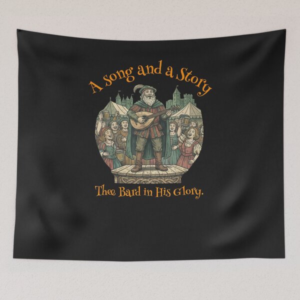 Item preview, Bard Core, song and a story design designed and sold by spinningvisions.