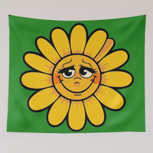 Item preview, Dead Tired But Still Smiling Flower designed and sold by Last-Brain-Cell.