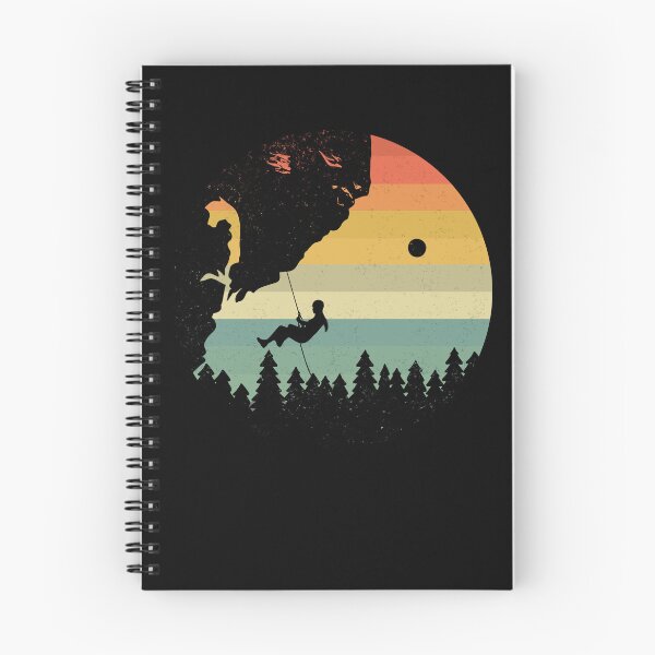 Item preview, Retro Rock Climbing Woman Bouldering Design designed and sold by GetGoodFit.