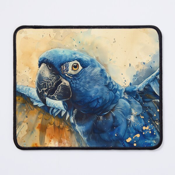 Item preview, Quiet Strength – Calm Confidence in Motion | Blue Parrot Power Animal designed and sold by Zajumaris Art & Heart.