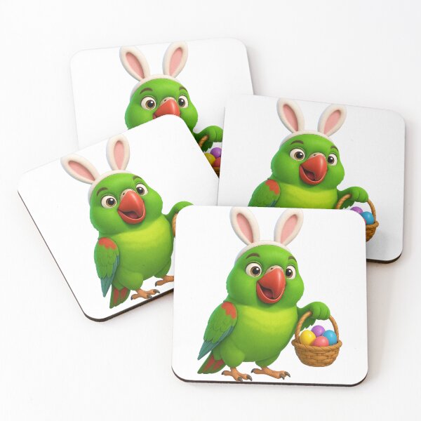 Item preview, Easter Alexandrine Parakeet designed and sold by Sillytoe.
