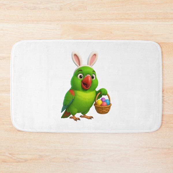Item preview, Easter Alexandrine Parakeet designed and sold by Sillytoe.