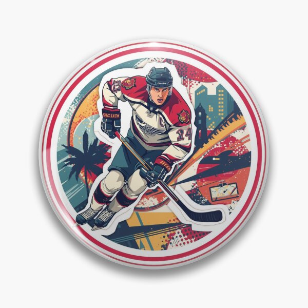Item preview, Winter Sports Hockey Games Arena Competition Sticker designed and sold by colorleafz.