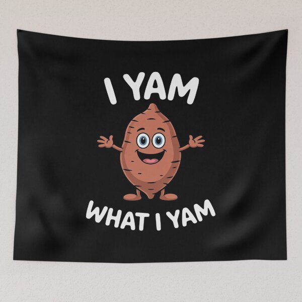 Item preview, I Yam What I Yam - Dancing Sweet Potato Thanksgiving designed and sold by LindseyKris.